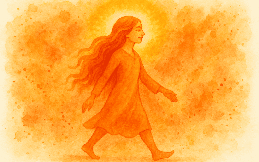 Se kuka kävelee ilossa